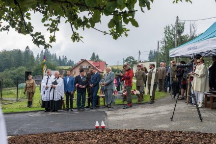 Uroczystość upamiętnienia mjra Adolfa Pilcha